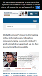 Mobile Screenshot of globalbusinessprofessor.com